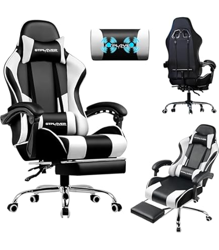 Sedia Gaming SITMOD Con Poggiapiedi - Ergonomica, Imbottita E Con Tessuto A Rete - Foto 8