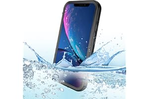 BDIG Custodia impermeabile iPhone XR, IP68 Certificato Waterproof Cover Slim Antiurto Antineve Antipolvere Antigraffio Subacquea Caso Full Protezione Impermeabile Custodia per iPhone XR