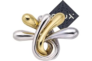 HANAYAMA AND CRUX Hanayama Cast Ripple Puzzle - Level 5 of 6 - Very Difficult - Includes Crux Sticker