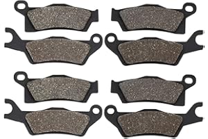 Cyleto Carbonfaser-Bremsbeläge vorne und hinten für CAN AM Renegade 500 STD EFI 2012–2015 Renegade 800R STD EFI 2012–2015 Renegade 800 R XXC 2012 2013 2014