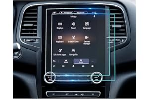 BIXUAN 9,3" kompatibel mit 2020-2023 2024 Renault Megane 4 IV/RS/GT Easy Link Navigation Schutzfolie GPS Auto Transparent Displayschutzfolie Nanofilm Megane 4 Zubehör [2 Stück]