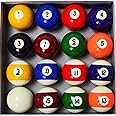 TIMA Pool Balls Regulation Billiard Ball Set Billiard/Pool Balls, (Set of 16 Balls) - 2-1/4 Inch Per Ball