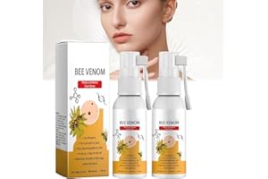 BAGALQIO 2PCS Bee Venom Tag Removal Spray,Bee Venom Tag Remover,Tag Recede Bee Venom,Tag Recede Bee Venom Treatment Spray, Smooth Skin Gentle Removal Suitable for Men and Women