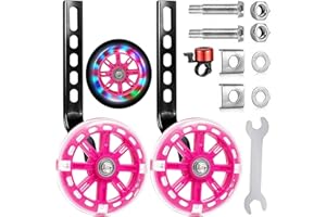 Jiahuade Stabilisateur Universel Roues d'Entraînement pour Vélo Enfant - Roues Auxiliaires Arrières