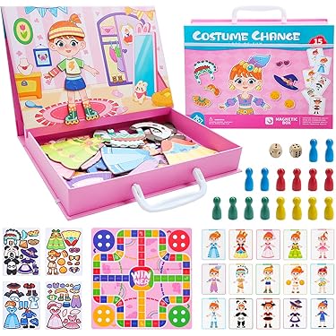 Shine Bright in the Garden: 25 Pieces Magnetic Dress Up Shine Bright in the Garden: 25 Pieces Magnetic Dress Up
