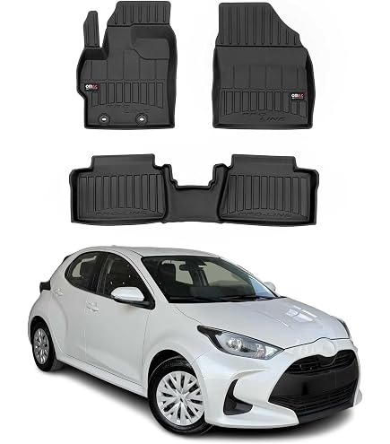 Tapis Caoutchouc Pour Toyota Yaris Cross (depuis 2021) - Kit Sol + Coffre, Antidérapant, Protection Maximale - 6