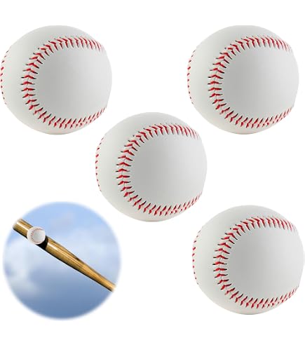 Bas Ball Lot De 3 Balles De Baseball Professionnelles - Cousues Main 108 Points Pour Entraînement Balles Baseball Entraînement
