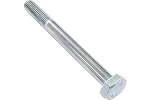 AERZETIX - Juego de 20 piezas - Pernos M10x100 parcialmente roscados - Cabeza Hexagonal - Ø10x100mm - DIN 931 - Clase 8.8 - Acero galvanizado - Bricolaje - Herramienta de montaje/Ferretería - C47532
