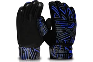 BEAST RAGE Gants de Gardien de But pour Enfants, garçons, Filles,Gants de Gardien de But de Football, Paume antidérapante en Latex 4MM,adhérence Accrue