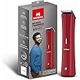 Havells BT6111 Beard Trimmer, Skin Firendly Stainless Steel Blades, 90 mins runtime, up to 13 mm length settings, 2 Years Guarantee (Red)