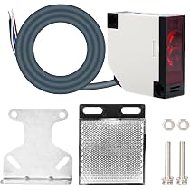 Sensor Fotoeléctrico Retrorreflectante E3JK-R4M1, 90-250V AC, Alcance Ajustable 4m - Para Automatización Industrial