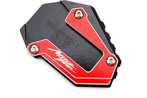 ZESIDIMO Moto accessori per Africa Twin CRF1100L 2023 CRF 1100L Adventure Sports DCT 2020 2021 2022 Supporto Piastra Estensione Cavalletto Laterale crf 1100 (Rosso)