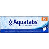 Aquatabs 8.5 mg | 50 Water Treatment Tablets | Water purification tablets for human consumption