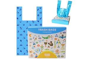 GNAUMORE Baby Disposable Nappy,Disposable Diaper Sacks,Duftende Windeltasche mit Tragegriffen,Duft Einweg-Windelbeutel,Duftende Windelsäcke,Disposable Baby Nappy Sacks Hygienic Scented Tie Grip Bags