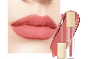 Oulac Nude Pintalabios Mate Líquido - Brown Larga Duración Labios, Muy Pigmentadas, Cobertura Total Barra de Labios, Fórmula Cremosa, Sin Transferencia, Con Aceite de Rosa,Vegano M11