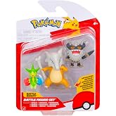 Pok&eacute;mon PKW4095 - Battle Figure Set - Roselia, Mauzinger, Knogga, Resmi Fig&uuml;r Seti