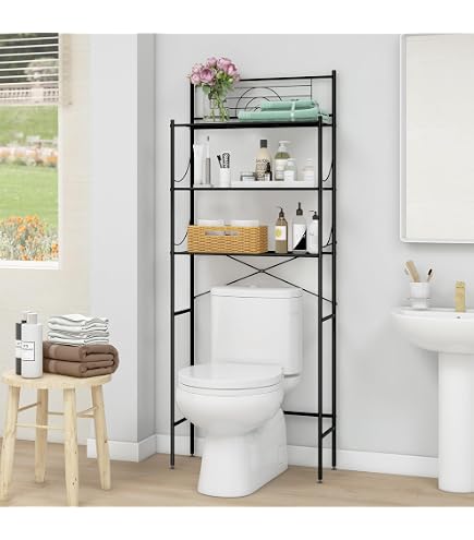 Fermoirper Étagère de Rangement pour Machine à Laver,3 Tier Etagère de
