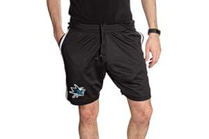 CALHOUN NHL Herren-Shorts, offizielles Team, zwei Streifen