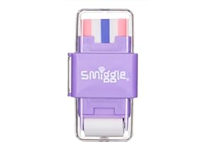 SMIGGLEUK Smiggle Super Cute Eraser Roller & Sharpener Two in One from Maxmilli Gift Collections (Purple 2021)