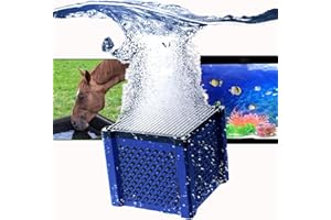 BXJINKELE Aktivkohle Aquarium, Clever Cube Aktivkohle Pferde, Aktivkohlefilter Pferdetränke, Eco Aquarium Wasserreiniger Würfel, Eco-Aquarium Wassertrog Purifier Cube, Für Teiche, Aquarium, Vorratstank (1Pc)