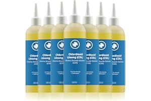 ‎VITALUNDFITMIT100 Chlordioxid Lösung 0,3% - CDS/CDL - Sparpaket 5+2 gratis - 7 Flaschen CDS CDL à 250 ml - Chlordioxidlösung nach Originalrezeptur - MADE IN GERMANY - Zum Sonderpreis!
