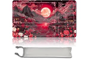 MILKPLAYMAT MTG Mata do gry Premium XXL (60 x 35 cm) – fantazyjny design o wysokiej rozdzielczości – antypoślizgowa gumowa mata do TCG/CCG/MTG (z strefą, mtg50-3)