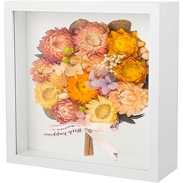 3D Fotolijst Voor Het Vullen Van 22,5 X 22,5 Cm, Diepe Fotolijst Voor Het Vullen Van Objecten Tot 6 6 Cm Objectlijst Voor Het Vullen Voor Aan De Muur Of Op Het Bureau Verpakking Van 1 Zwart