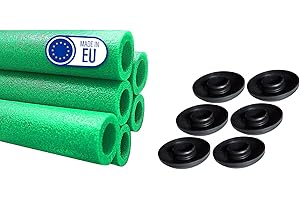 Clever Leon Mousse De Protection pour Trampoline pour 6 Poteaux De Trampoline Accessoires De Rechange 180 cm
