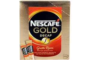 PZ 120 CAFFE' SOLUBILE DECAFFEINATO NESCAFE GOLD MONOPORZIONE LIOFILIZZATO IN BUSTINA