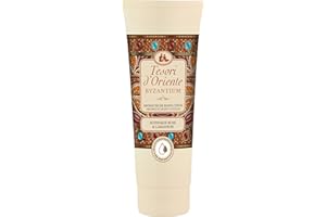 TESORI D'ORIENTE BODY LOTION BYZANTIUM 250 ml, aromatyczny balsam do ciała z czarną różą i ladanum, rytuał wellness dla ciała i zmysłów