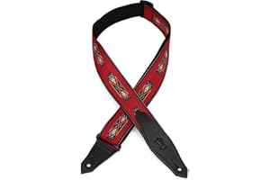 LEVY'S OUTDOOR Levy's MSSN80-BLU - Correas de guitarra Hootenanny de polipropileno de 5 cm