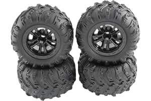 Ronyme 4Pcs RC Gummi Reifen Rad Reifen Set Ersatzteile Rally Reifen für 1/12 1/14 1/16 124018 124019 124016 124017 RC Hobby Auto DIY