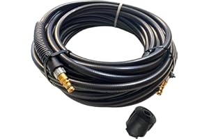 M&M SMARTEK Tuyau haute pression pour les nettoyeurs haute pression Kärcher K2 à K7 Home & Garden à partir de 2009 avec le système Click-Quick-Connect-System wue2.641-721.0 avec raccord rapide + adaptateur