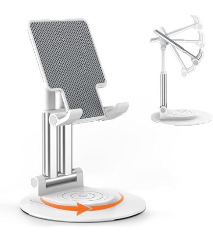Mippko Handyhalterung Mit Klemme - Universelle Halterung Für Tisch, Tür & Regal, 360° Verstellbar