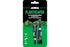 ARKA Colle plantes aquarium gel 2×3 g – MICROBE-LIFT Plantscaper – colle aquascaping pour mousse & racines – application simple & propre – sûre pour poissons & crevettes – format mini pour bacs plantés