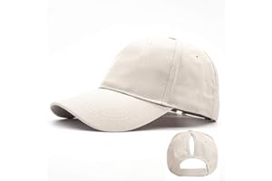 Ruyosn Basecap Damen Mit Hohem Pferdeschwanz - Sommer Kappe Für Sonnenschutz - Hip Hop Cap Aus Baumwolle