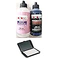 NOZOMI Fast Drying Batch Marking Ink with a Blank Stamp Pad