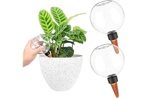 Znnhnn 2 Pack Globos De Riego De Plantas 500ml, Autorriego para Macetas, Autorriego Globos Bolas De Riego, Dispensadores De Agua para Macetas Flores Exterior Interior