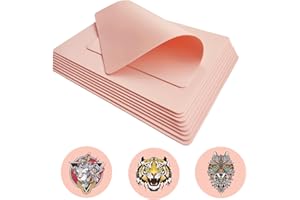 PIXESTT 8 Piezas Piel Sintetica Tatuaje, Piel de Tatuaje de Doble Cara para el Kit de Tatuajes, La Piel Sintética Profesional es Adecuada para Práctica-14,5 cm * 19 cm