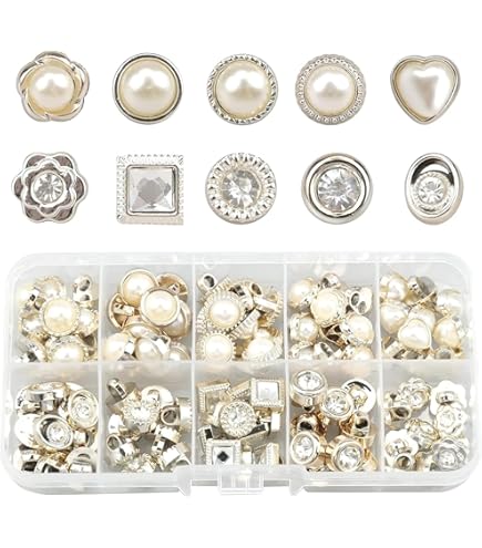 Cristal Strass Fleur Bouton Strass Ronds Boutons Boutons Dos Plat