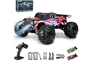 Brolteja Voiture Télécommandée 45 KM/H, 1/16 Voiture Télécommandée Tout Terrain,2,4 GHz High Speed Voiture RC Buggy Radiocommandée,Voiture RC Electrique Jouet pour Adultes et Enfants