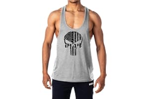 GYMTIER Mens - Raise The Bar Stringer Bodybuilding Muscle Vest Tank Top Gym
