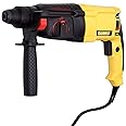 DANNIO Rotary Hammer Drill with Dual Drill Modes, 360° Rotating Auxiliary Handle, 26mm SDS-Plus, Concrete Power Tools with Case - 800 Watts (DN-26) One Year Warranty