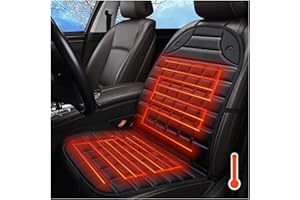 ALIEDA Beheizbar Sitzauflag, 12v Intelligente Steuerung Beheizbarer Sitzbezug Auto, Komfortabler Profi Beheiztes Sitzkissen, Damen Geschenk,Nr.3-2Packung