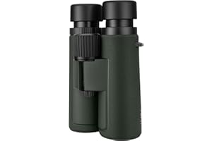 Hontry High Power 10x42 Binoculars for Adults, IPX7 Nitrogen-Filled Waterproof & Fogproof Great for Bird Watching Travel Safari Hunting Concerts (Green)