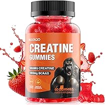 CREATINE Gummies Ultra BCAA 8000mg | 120 Gummies Of Creatine Monohydrate | BCAA | L Carnitine | Vitamin B6 And B12. Pre Workout Muscle Recovery