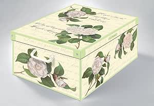 Praktische und dekorative Aufbewahrungsbox mit Tragegriffen und Deckel