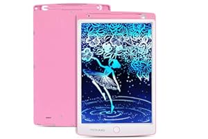 HUIXIANG Tavoletta Grafica LCD 10 Pollici Writing Tablet Lavagna Elettronica Cancellabile Digitale Scrittura Colori eWriter Disegno Pad Lavagnetta Regali Natale Bambini 3+, 6 a 12 Anni Ragazzi