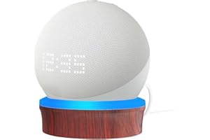 Agandax Dot,Soporte de mesa de 4ª/5ª generación, soporte de base con guía de luz, accesorios inteligentes para altavoces inteligentes con gestión de cables integrada para ocultar cables desordenados