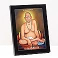 zig zag Swami Samarth Photo Frame For Wall / Table Size Small ( 6 x 8 inches, Acrylic Glass) ,Multicolor